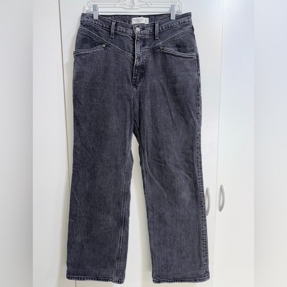 Abercrombie & Fitch Denim - Abercrombie & Fitch Washed Black The 90’ Relaxed High-Rise Jeans